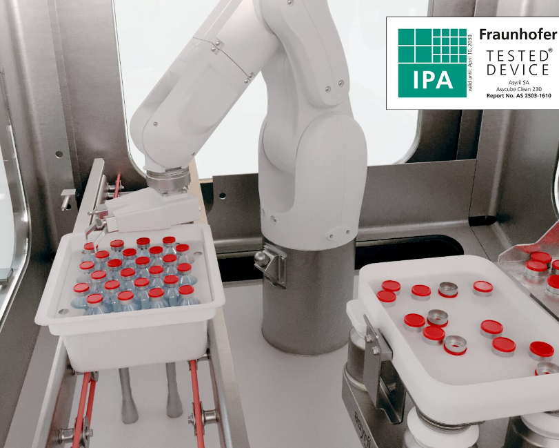 Fraunhofer Institute validated the Asyril Asycube Clean 230